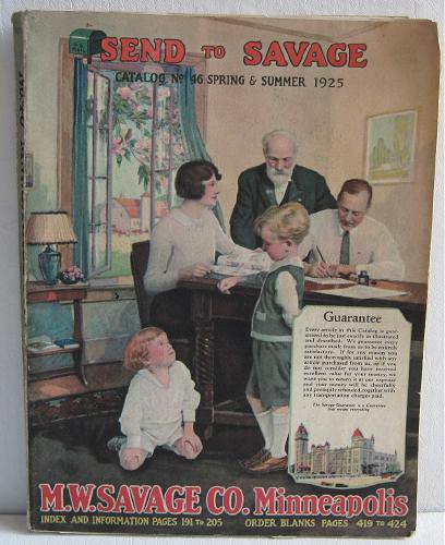 MW Savage Co Catalog No.46 Spring Summer 1925 AS IS Furniture Linens Kitchenware Tools Toys