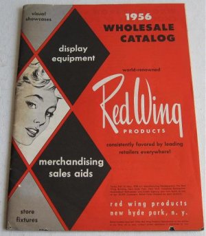 1956 Catalog Red Wing Products Display Equipment Clothing Apparel Store Supplies Forms Racks