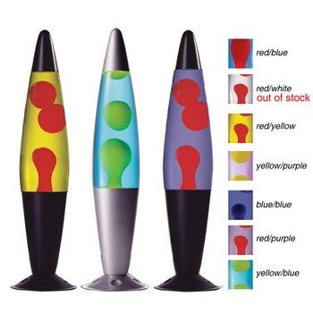 CREATIVE MOTIONS 16" Twist Peace Motion Lamp with Glitter Tube Inside