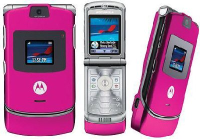 MOTOROLA Motorola V3 Pink Mobile Phone Unlocked