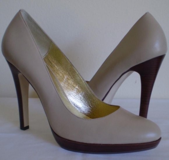 Nine West Meaden Leather Platform heels pumps 9.5