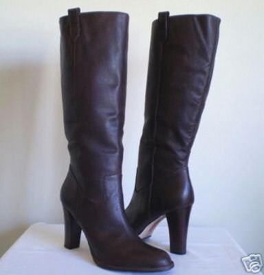 Banana Republic Stitch Brown Leather Tall Boots New 11