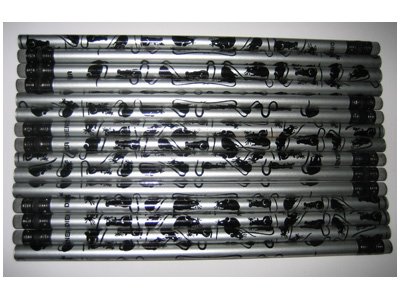 Set of 15 Silver Rat Pencils