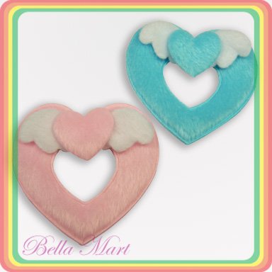 40 Big Heart Applique Card/Sew/Trim/Wedding/Love A14