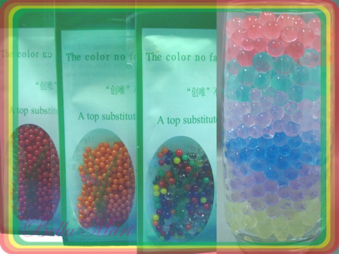 10 pack Crystal Pearl Soil Grow Plant Jewel Polymer/Gel