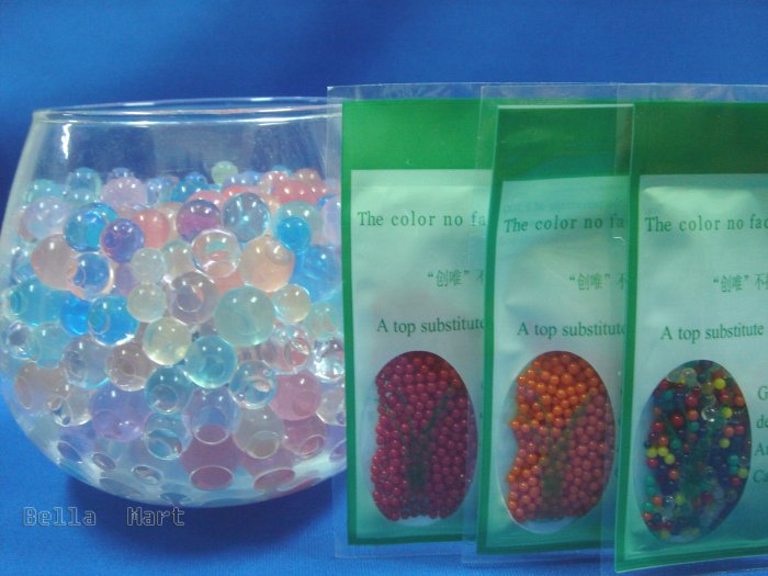 3 pack Crystal Pearl Soil Grow Plant Jewel Polymer/Gel