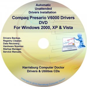 Compaq Presario V6000 Drivers Restore HP Disc CD/DVD