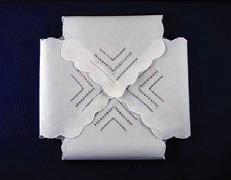 Gilucci Hemstitch Bun Warmer