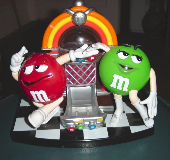 Jukebox Dancing Rock and Rollin M&M Candy Dispenser #100000