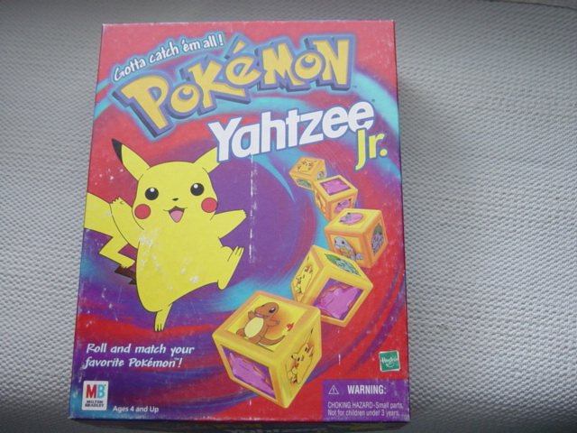Pokemon Yahtzee Jr. Board Game Gotta Catch em All #100001