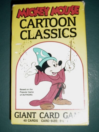 Mickey Mouse Cartoon Classics Giant Card Game #100010