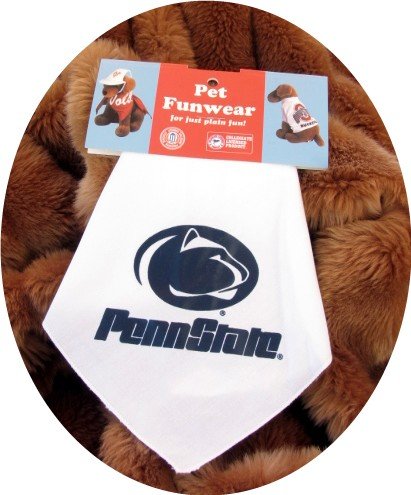 Penn State University PSU Nittany Lions Dog Bandana Official NCAA Sports Pet Apparel