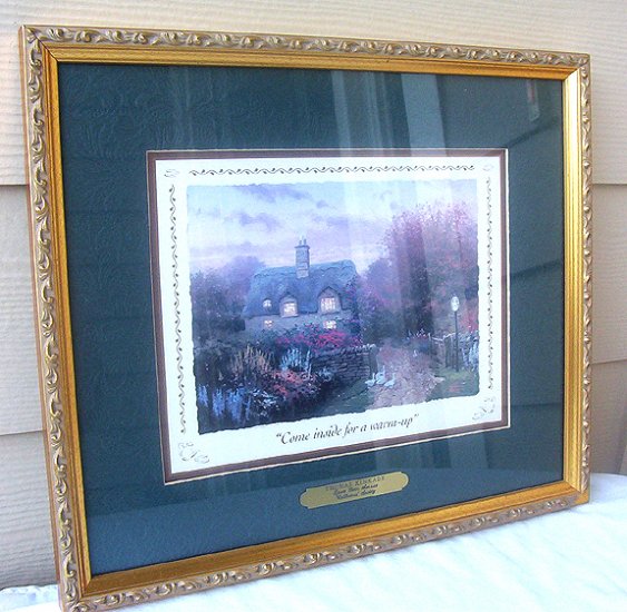 Thomas Kinkade Open Gate Sussex Collector's Society Edition w COA Estate Find