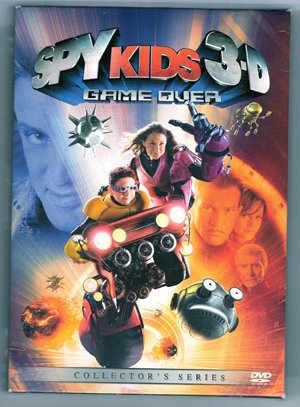 Spy Kids 3D Game Over Collectors Ed DVD 3D Glasses EUC