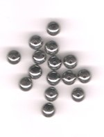 Hematite 6 mm Round Beads - Lot of 15 Magnetic