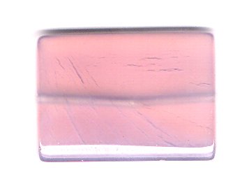 Genuine Rose Quartz 23 x 34 mm Rectangular Tile Bead