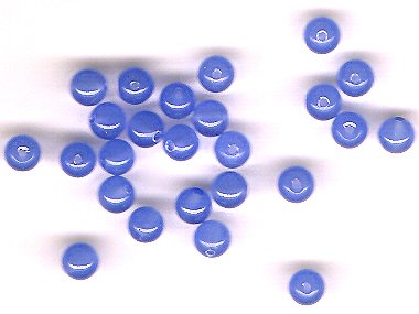 Yummy Blueberry Quartz 4 mm Round Beads - Lot of 25 Beads