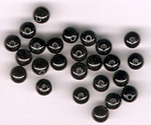 Genuine Black Onyx 4mm Round Beads - Lot of 25