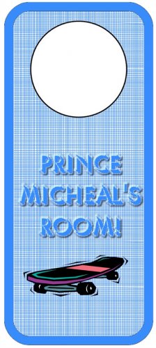 Blue Prince Door Hanger