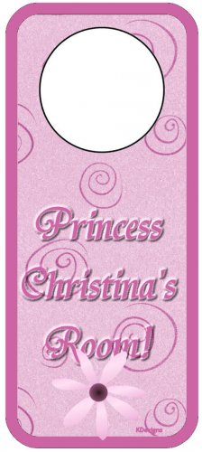 Pink Princess Door Hanger