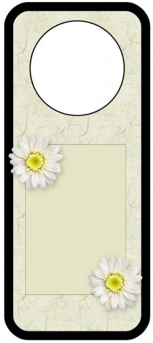 Sunflower Rice Paper Look Door