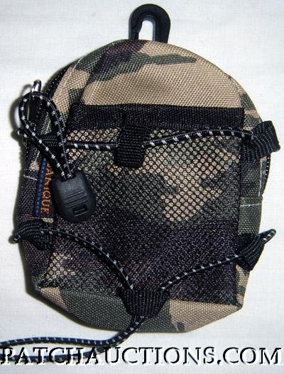Backpack Style Cell Phone Bag Holder Coin Purse Brown & Gold Camoflauge #0170