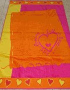 Hearts On The Beach Egyptian Cotton Beach towel