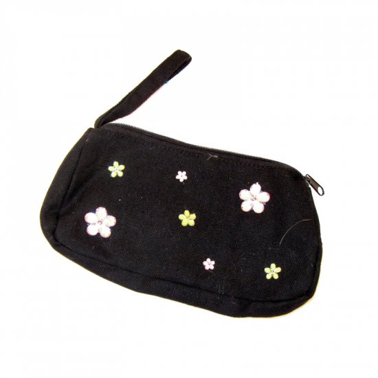 Black and pink handbag