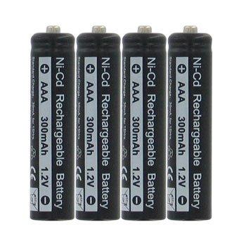 RECHARGEABLE AAA Ni-CD BATTERY 4 PACK-PP2163