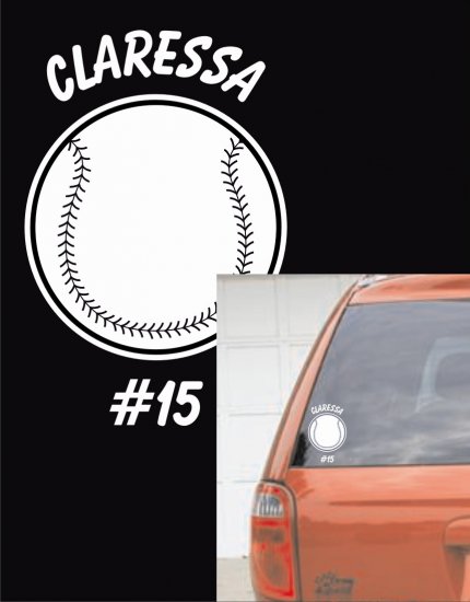 Softball - Custom White