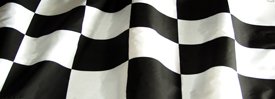 Racing Flag - Truck Window Perf