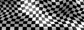 Racing Flag Tight Squares - Truck Window Perf
