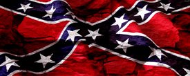 Rebel Flag w/ Rock - Truck Window Perf