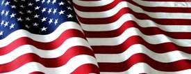American Flag 2 - SUV Window Perf