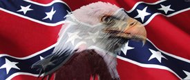 Rebel Flag w/ Eagle
