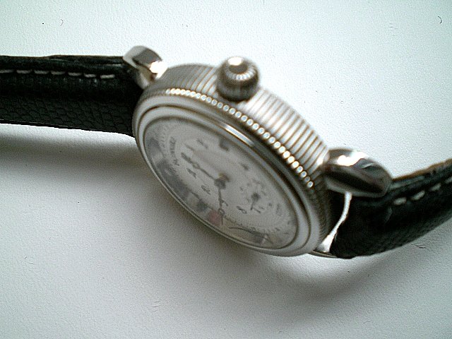 Faconnable Balancier Swiss Automatic with SS Case and Leather Strap