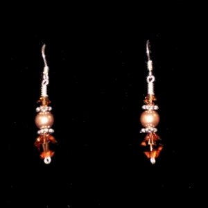topaz pearls and crystals