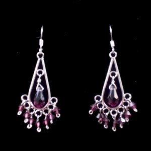 purple chandellier pear