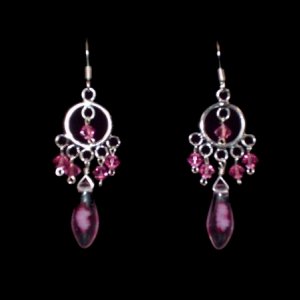 pink chandellier