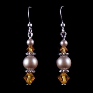 pearls and crystals