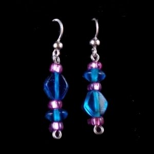 blue and pink