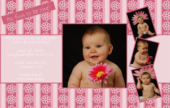 Ana Customizable Photo Invite