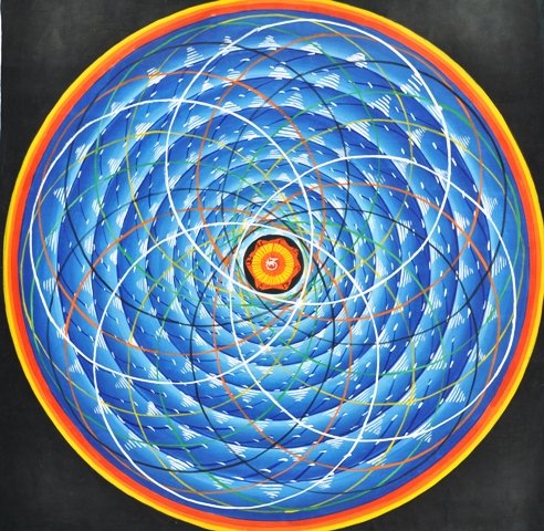 Thangka(Thanka) Painting Art Universe Design from Nepal