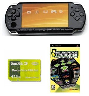 Sony PSP "Slim Giga Bundle" - 21 Games and 1GB Memory Card (Black)
