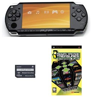 Sony PSP "Slim Value Bundle" - 21 Games and 32mb Memory Card (Black)