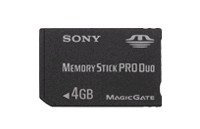Sony 4GB Memory Stick PRO Duo