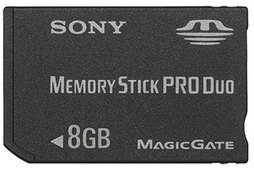 Sony 8GB Memory Stick PRO Duoâ„¢ Media