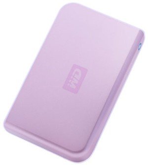 Western Digital Passport WD-250GB External Hard Drive - Pink