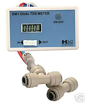 NEW Dual Inline TDS meter Reverse Osmosis RO DI RODI