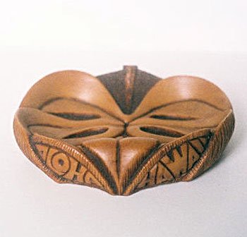 Coca Joes Candy Dish Hapa Wood Hawaii